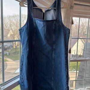 Denim Sleeveless Dress from abercrombie and fitch (summer 2024)